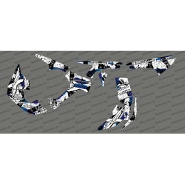 Kit de decoración de Cepillo de la Serie Completa (Blanco/Azul)- IDgrafix - Can Am Renegade -idgrafix