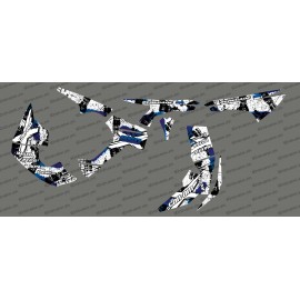 Kit decoration Brush Series Full (White/Blue)- IDgrafix - Can Am Renegade - IDgrafix