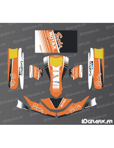 Kit de decoracion de la Carrera de Edición (Naranja) para el Karting de SodiKart