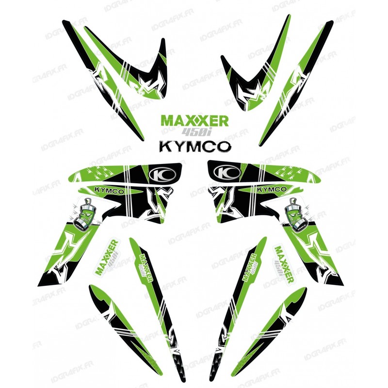 Kit de decoración de la Calle Verde - IDgrafix - Kymco 450 Maxxer