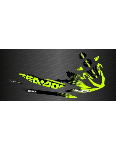 Kit décoration HexaSpeed Edition (Jaune Vert) - Seadoo RXT-X 300