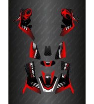 - Deko-Kit Slant edition Full (Rot) - Kymco 700 MXU (nach 2019)