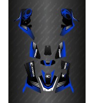 - Deko-Kit Slant edition Full (Blau) - Kymco 700 MXU (nach 2019)