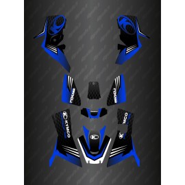 Kit Deco Slant edition Full (Blue) - Kymco 700 MXU (after 2019) - IDgrafix