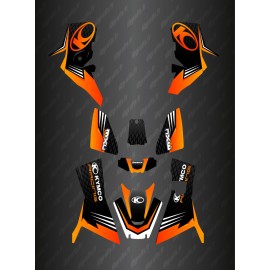 Kit Deco Slant edition Full (Orange) - Kymco 700 MXU (after 2019) - IDgrafix