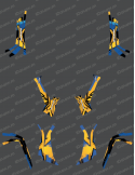 Kit decorazione Frusta Luce (Giallo / Blu) - IDgrafix - Can Am serie Outlander