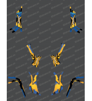 Kit decoration Light Whip (Yellow / Blue) - IDgrafix - Can Am series The Outlander