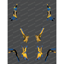 Kit decoration Light Whip (Yellow / Blue) - IDgrafix - Can Am series The Outlander - IDgrafix