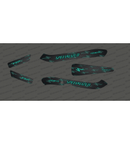 Kit déco Carbone Edition Light (Turquoise) - Specialized Kenevo