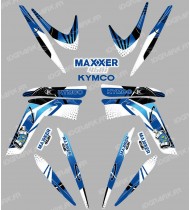 Kit de decoració de l'Espai Blau - IDgrafix - Kymco 450 Maxxer