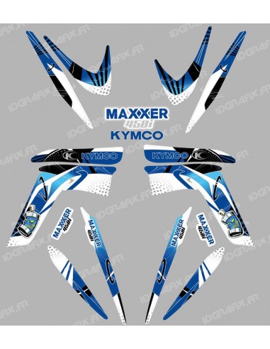Kit décoration Space Bleu - IDgrafix - Kymco 450 Maxxer