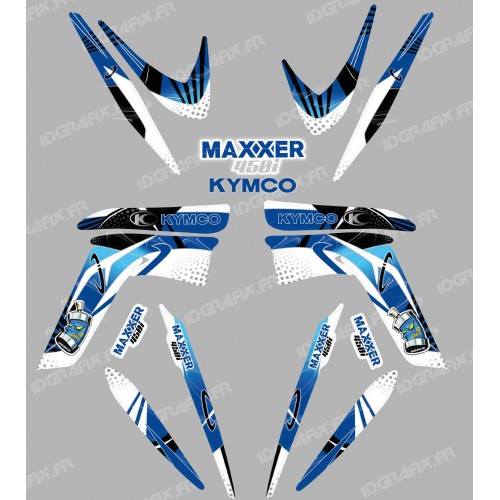 Kit de decoració de l'Espai Blau - IDgrafix - Kymco 450 Maxxer