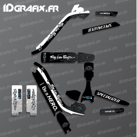 Kit deco Troy Lee Edició Completa (Black/White) - Especialitzada Kenevo -idgrafix