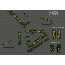 Kit déco Army Edition Full (Vert) - Specialized Levo (après 2019)-idgrafix