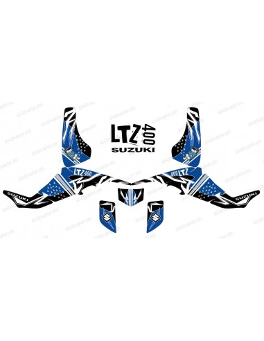 Kit de decoració Carrer Blau - IDgrafix - Suzuki LTZ 400