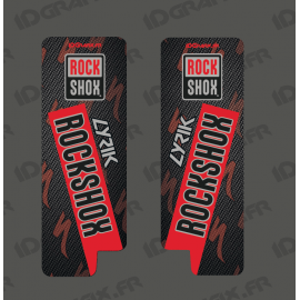 Adhesius De Protecció De Forquilla RockShox De Carboni (Rosa) - Especialitzada Turbo Levo -idgrafix