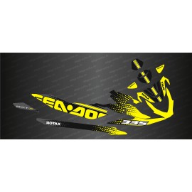 Kit décoration HexaSpeed Edition (Jaune) - Seadoo RXT-X 300-idgrafix