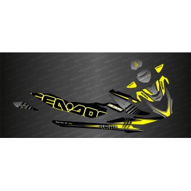 Kit décoration Monster Race Edition (Jaune) - Seadoo RXT-X 300-idgrafix