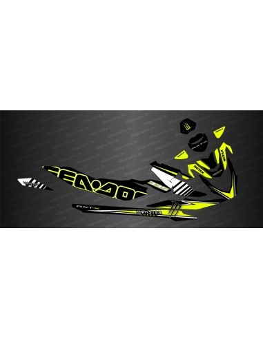 Kit décoration Monster Race Edition (Yellow Green) - Seadoo RXT-X 300