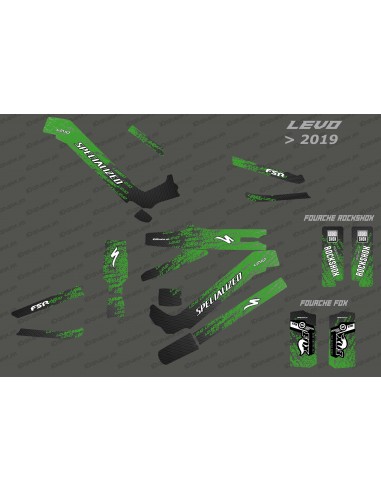 Kit deco Levo Edition Full (Green) - Specialized Levo (after 2019)