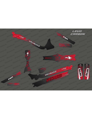 Kit déco Levo Edition Full (Rouge)- Specialized Levo Carbon
