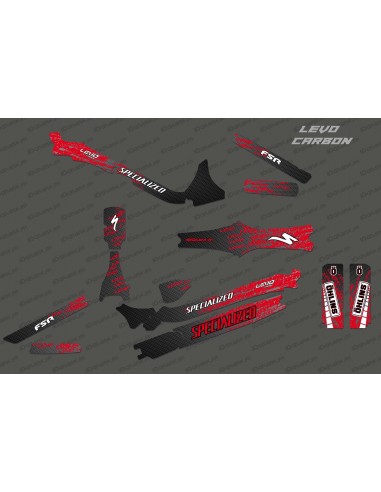 Kit deco Levo Edizione Completa (Rosso) - Specializzata Levo Carbon