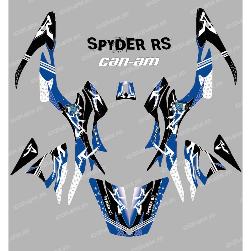 Kit décoration Street Bleu - IDgrafix - Can Am Spyder RS - Idgrafix