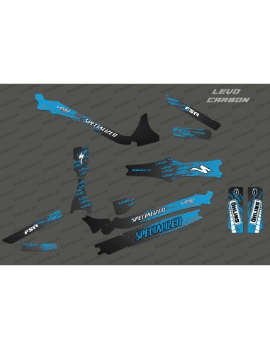 Kit déco Levo Edition Full (Bleu)- Specialized Levo Carbon