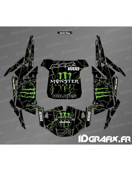 Kit decoración Monster Edición 2018 (verde) - IDgrafix - Polaris RZR 1000 Turbo Kit decoración Monster Edición 2018 (verde) - IDgrafix - Polaris RZR 1000 Turbo