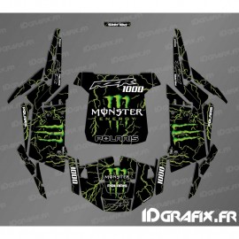 Kit decoration Monster 2018 Edition (green) - IDgrafix - Polaris RZR 1000 Turbo