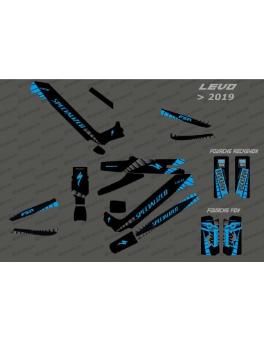 Kit deco GP Edició Completa (de color Blau) - Especialitzada Levo (després de 2019) -idgrafix