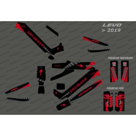 Kit déco GP Edition Full (Rouge) - Specialized Levo (après 2019)-idgrafix