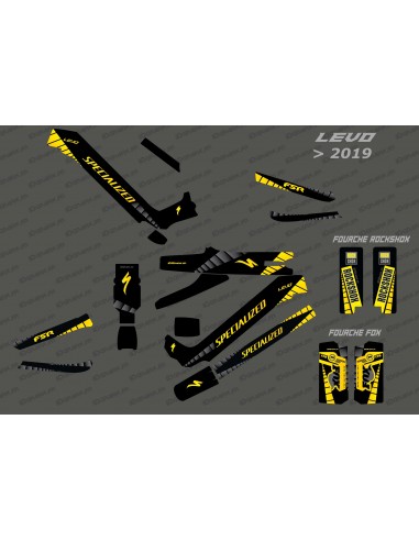 Kit deco GP Edición Completa (Amarillo) - Especializado Levo (después de 2019)