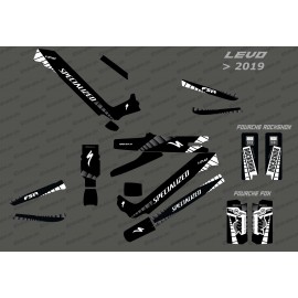 Kit deco GP Edition Full (White) - Specialized Levo (after 2019) - IDgrafix