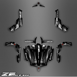 Kit dekor Black/White Edition - Idgrafix - CF Moto ZForce