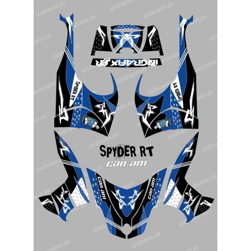 Kit décoration Street Bleu - IDgrafix - Can Am Spyder RT