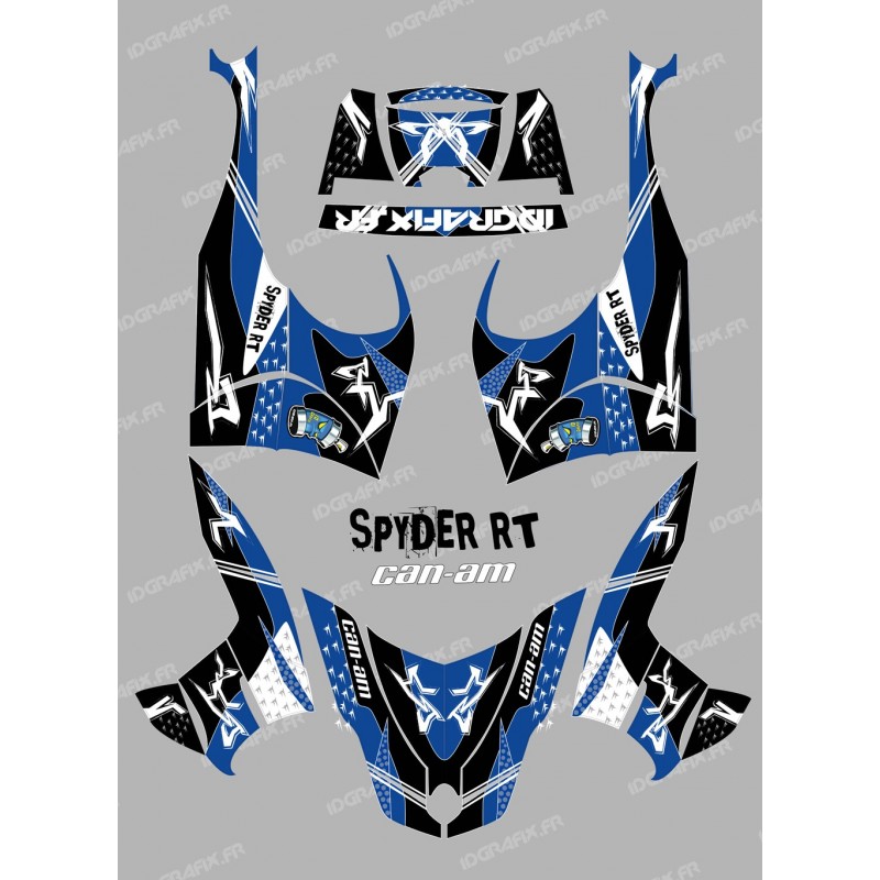 Kit dekor Street Blau - IDgrafix - Can-Am Spyder RT