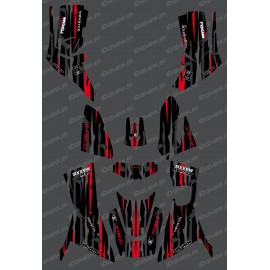 Kit Déco Monster edition Full (Rouge) - Kymco 700 MXU (après 2019)-idgrafix