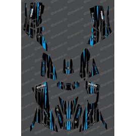 Kit Déco Monster edition Full (Bleu) - Kymco 700 MXU (après 2019)-idgrafix