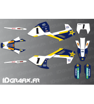 Kit deco Graham Jarvis Réplica (Bleu) - Husqvarna TC - TE -FC -  Idgrafix