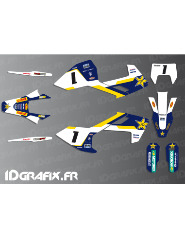 Kit deco Graham Jarvis Replica (Blu) - Husqvarna TC - TE -FC