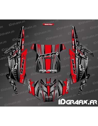 Dekorationskit Titanium Edition (Rot) - IDgrafix - Polaris RZR 1000 Turbo