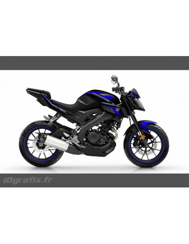 Kit décoration Racing Bleu - IDgrafix - Yamaha MT-125