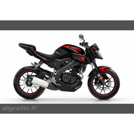 Kit decoration Racing Red - IDgrafix - Yamaha MT-125 - IDgrafix