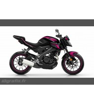 Kit de decoración de Carreras de color Rosa - IDgrafix - Yamaha MT-125