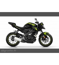 Kit décoration Racing Jaune Fluo - IDgrafix - Yamaha MT-125