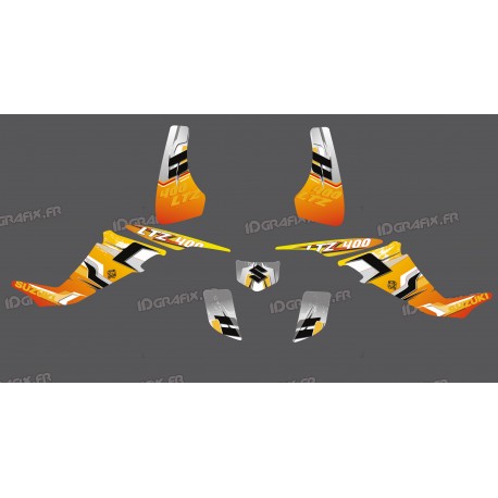 Kit de decoració Seleccions de color Groc IDgrafix - Suzuki LTZ 400