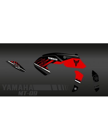 Kit décoration Monster Edition (rouge) - IDgrafix - Yamaha MT-09 (après 2017)