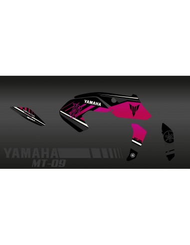 Kit décoration Monster Edition (Rose) - IDgrafix - Yamaha MT-09 (après 2017)