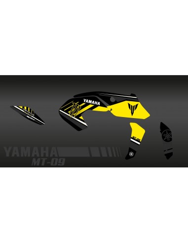 Kit décoration Monster Edition (Jaune) - IDgrafix - Yamaha MT-09 (après 2017)